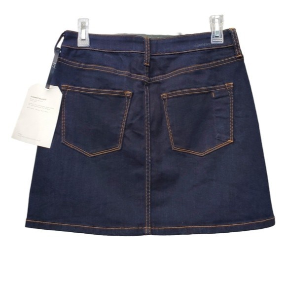 NWT Current/Elliott The Mashed Mini Denim Skirt - Picture 5 of 15